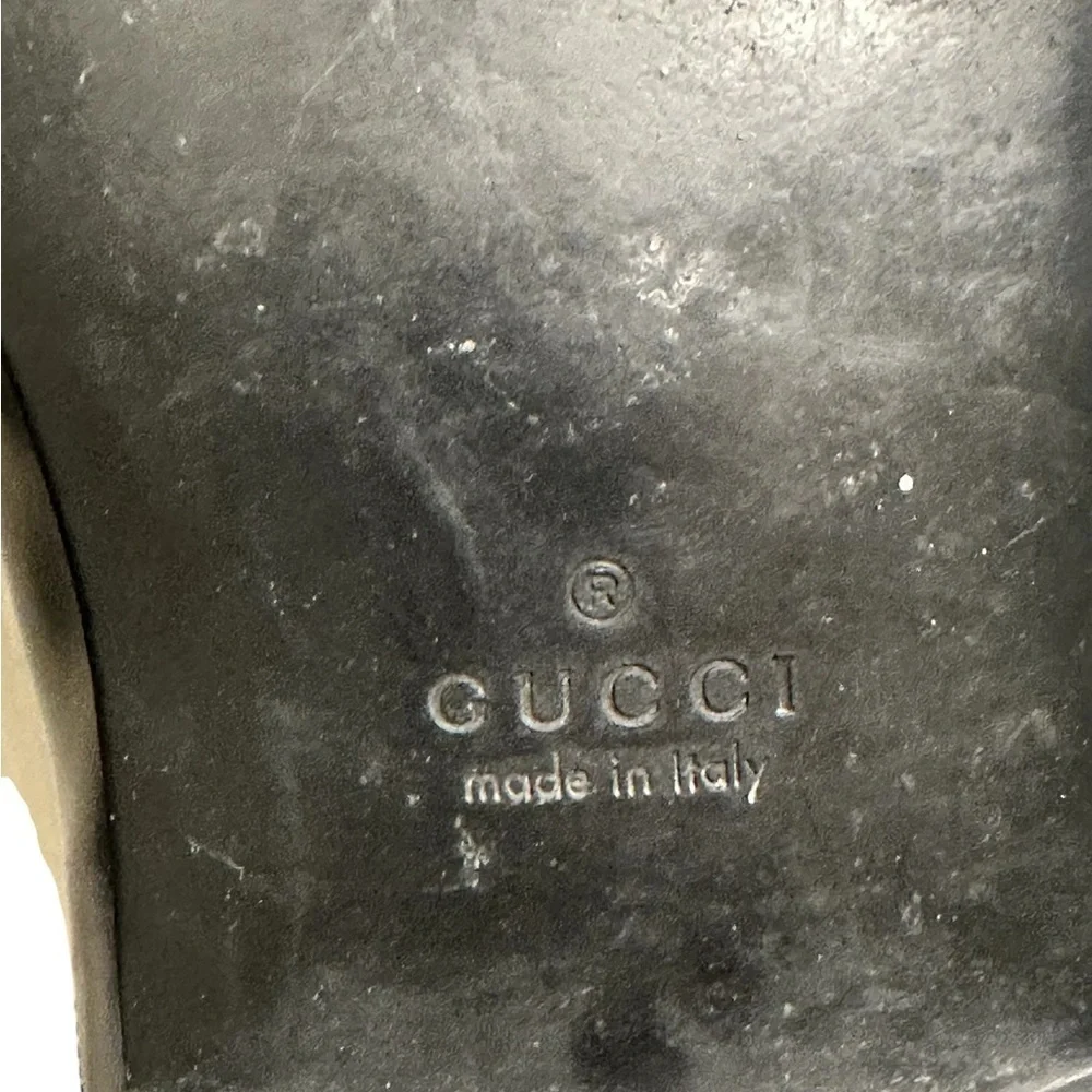 Gucci Black Leather Oxfords size 9